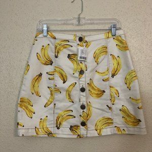 NWT Urban Outfitters Banana Skirt